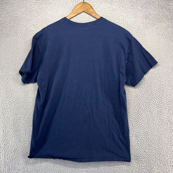 Michigan Funny Quote Shirt Men's Large Blue Yellow Rivalry Wolverines University - Picture 6 of 8